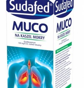 STOP dla mokrego kaszlu NOWOŚĆ – SUDAFED® Muco w dwóch wariantach smakowych