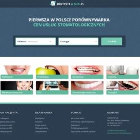 Pierwsza w Polsce porównywarka cen usług stomatologicznych
