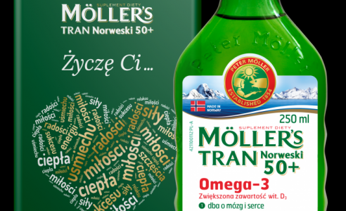 Podaruj bliskim zdrowie z Möller’s Tran Norweski 50+ w eleganckich opakowaniach!