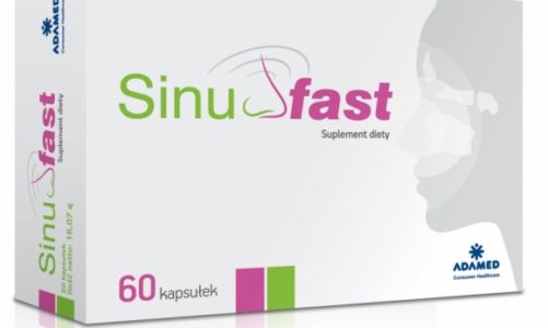 Sinufast na zatkany nos, zatoki, podrażnione gardło