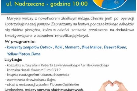 Pomóżmy Marysi wygrać z nowotworem