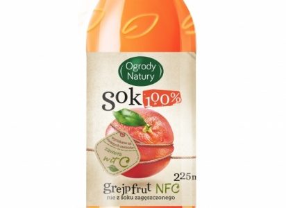 Sok NFC Ogrody Natury z grejpfrutów w nowej odsłonie