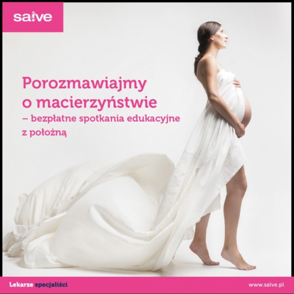 Przychodnie Salve zapraszają „Porozmawiajmy o macierzyństwie" Zdrowie, LIFESTYLE - Salve Przychodnie w Łodzi, z myślą o przyszłych mamach i ich maluszkach przygotowała cykl spotkań edukacyjnych pt. „Porozmawiajmy o macierzyństwie”. Udział w spotkaniach jest bezpłatny i obowiązują zapisy.