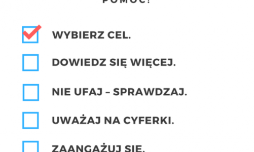 1% – pięć rzeczy, które musisz wiedzieć by dobrze pomóc