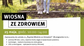 Jak wiosna, to tylko ze zdrowiem! Zdrowie, LIFESTYLE - Specjalistyczne konsultacje zdrowotne, różnorodne badania i porady doświadczonych ekspertów. Do tego darmowy manicure i masaż dłoni. 25 maja Agora Bytom zaprasza do udziału w 10. edycji „Śląskiej Wiosny ze Zdrowiem”. Wstęp wolny!