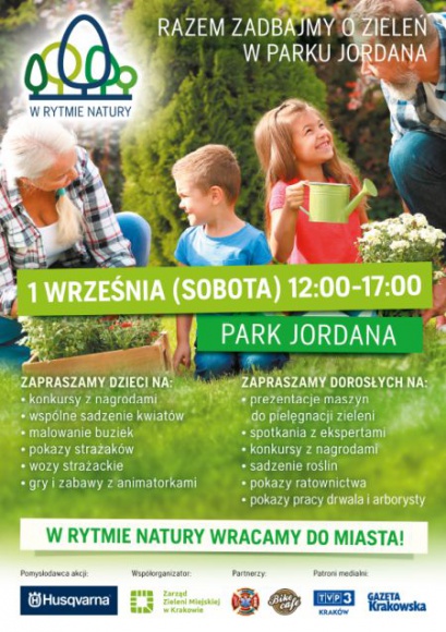 Park idealny okiem mieszkańców Krakowa-akcja "W rytmie natury" Zdrowie, LIFESTYLE - Mieszkańcy Krakowa wzięli udział w ogólnopolskim badaniu na temat miejskich terenów zieleni. Badania są elementem ogólnopolskiego społecznego projektu pod nazwą: „W rytmie natury”, którego pomysłodawcą jest firma Husqvarna.
