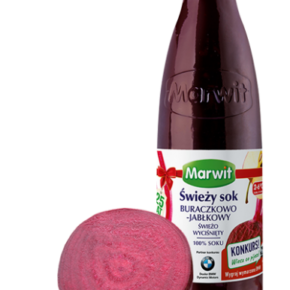 Sok buraczkowo-jabłkowy Marwit. Idealny na Święta!