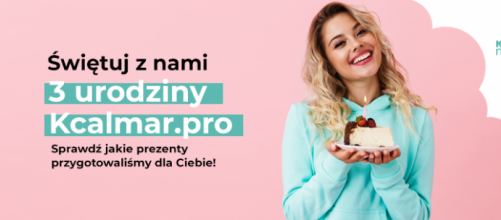 Trzecie urodziny aplikacji dla dietetyków Kcalmar.pro