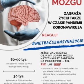 UDAR MÓZGU W CZASIE PANDEMII – REAGUJ!