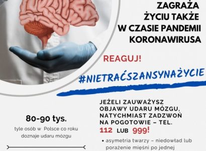 UDAR MÓZGU W CZASIE PANDEMII – REAGUJ!